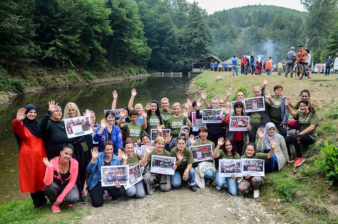 WWF is supporting women who are defending the Kruscica River in Bosnia and Herzegovina